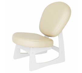 Кресло для отдыха Смарт G Силуэт экокожа Ева 2, каркас молочный дуб | Интернет магазин мебели и декора LifeDekor