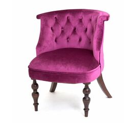 Кресло Бархат (темный тон / 26 - темно-розовый) | Интернет магазин мебели и декора LifeDekor