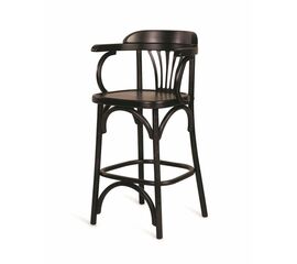 Стул барный 650 Венский твердый (темный тон) | Интернет магазин мебели и декора LifeDekor