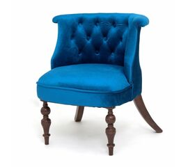 Кресло Бархат (темный тон / 34 - королевский синий) | Интернет магазин мебели и декора LifeDekor