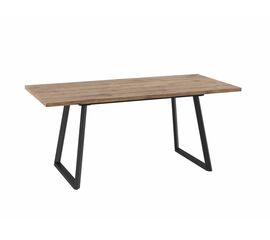 Стол Лофт Люкс 160 Дуб Веллингтон, Черный | Интернет магазин мебели и декора LifeDekor