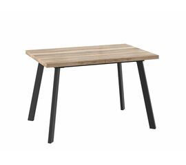 Стол Борг 120, Дуб каньон/черный | Интернет магазин мебели и декора LifeDekor