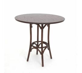 Стол обеденный круглый Зальцбург-0080 (темный тон) | Интернет магазин мебели и декора LifeDekor