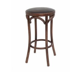 Табурет барный 650 Венский мягкий (темный тон, экокожа коричневая) | Интернет магазин мебели и декора LifeDekor