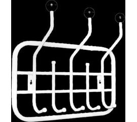 Вешалка настенная ТС-1 (Белый) | Интернет магазин мебели и декора LifeDekor