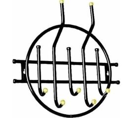 Вешалка настенная Силуэт (Черный) | Интернет магазин мебели и декора LifeDekor