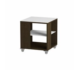 Стол журнальный 732 LS (Венге/Белое стекло) | Интернет магазин мебели и декора LifeDekor