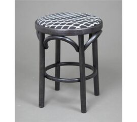 Табурет Венский мягкий (венге, ткань 5 black) | Интернет магазин мебели и декора LifeDekor