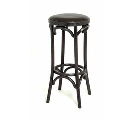 Табурет барный 750 Венский мягкий (венге, экокожа коричневая) | Интернет магазин мебели и декора LifeDekor