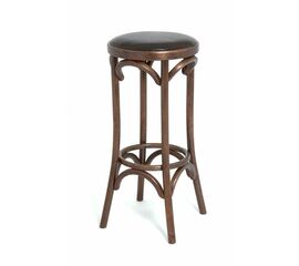 Табурет барный 750 Венский мягкий (темный тон, экокожа коричневая) | Интернет магазин мебели и декора LifeDekor