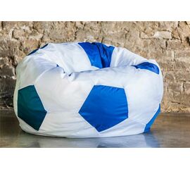 Кресло Мяч Бело-Голубой Оксфорд | Интернет магазин мебели и декора LifeDekor