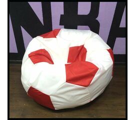 Кресло Мяч бело-красный Оксфорд | Интернет магазин мебели и декора LifeDekor