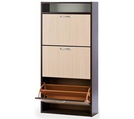 Обувница Комфорт К-3  (Венге-Беленый дуб) | Интернет магазин мебели и декора LifeDekor