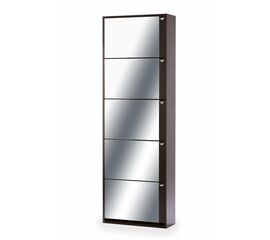 Обувница Комфорт К-5S  (Венге/Зеркало) | Интернет магазин мебели и декора LifeDekor