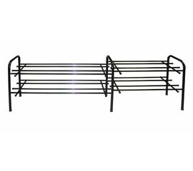 Подставка для обуви ПО - 2/120 (черный) | Интернет магазин мебели и декора LifeDekor