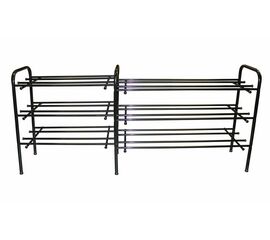 Подставка для обуви ПО - 3/120 (черный) | Интернет магазин мебели и декора LifeDekor