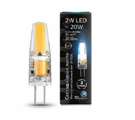 Лампа Gauss LED G4 12V 2W 4100K  (207707202) | Интернет магазин мебели и декора LifeDekor