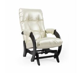 Кресло-маятник Модель 68 (венге/ Or.Perlam 106 ) жемчужный | Интернет магазин мебели и декора LifeDekor