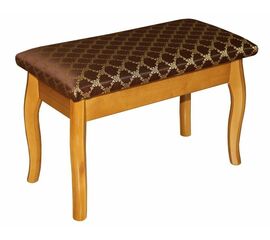 Банкетка из массива березы (Андрис соты 50/2) Орех (30/2) | Интернет магазин мебели и декора LifeDekor