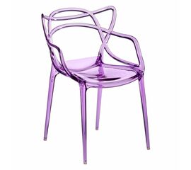 Стул Masters прозрачный сиреневый | Интернет магазин мебели и декора LifeDekor