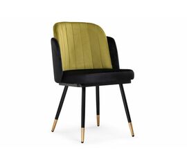 Стул Penelopa black / hakki / black / gold | Интернет магазин мебели и декора LifeDekor