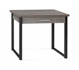 Стол деревянный Ибби 90(128)х64х77 рошелье / черный матовый | Интернет магазин мебели и декора LifeDekor