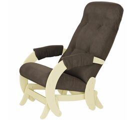 Кресло-маятник Модель 68 Ткань верона браун, каркас дуб шампань | Интернет магазин мебели и декора LifeDekor