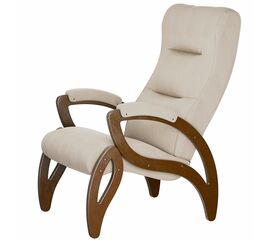 Кресло для отдыха Весна Компакт Ткань ультра санд, каркас орех антик | Интернет магазин мебели и декора LifeDekor