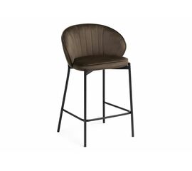 Барный стул Нейл шоколадный / черный | Интернет магазин мебели и декора LifeDekor
