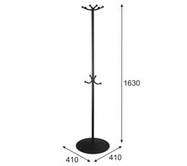 Вешалка напольная Пико 16 черный | Интернет магазин мебели и декора LifeDekor