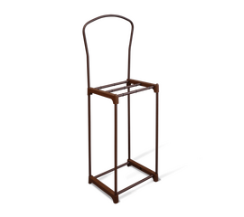 Вешалка для костюма SHT-SUR-4 Sheffilton (коричневый муар/коричневый) | Интернет магазин мебели и декора LifeDekor