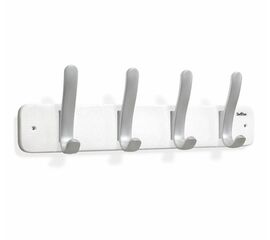 Вешалка настенная SHT-WH-20 (дерево-пластик/беленый-серебро) | Интернет магазин мебели и декора LifeDekor