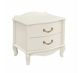 Прикроватная тумбочка Джульетта (2 ящика)  молочный дуб Ls | Интернет магазин мебели и декора LifeDekor