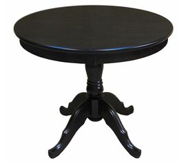 Стол обеденный раздвижной Круглый (Венге/массив березы, Шпон) | Интернет магазин мебели и декора LifeDekor