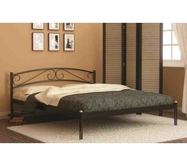 Кровать односпальная Валерия с изножьем (90х200/металлическое основание) Бежевый | Интернет магазин мебели и декора LifeDekor