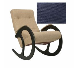 Кресло-качалка  Модель №3  (Verona Denim blue/Венге) | Интернет магазин мебели и декора LifeDekor