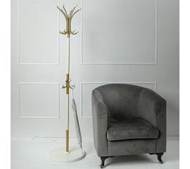 Вешалка напольная Д 1 золото/ слоновая кость | Интернет магазин мебели и декора LifeDekor
