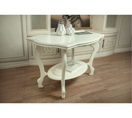 Стол журнальный Берже 1 слоновая кость | Интернет магазин мебели и декора LifeDekor