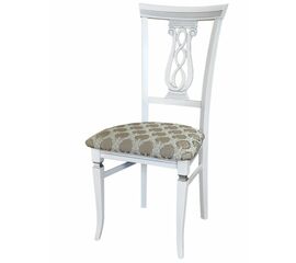 Стул Агнесс белый/серебро, Маркус серебро | Интернет магазин мебели и декора LifeDekor