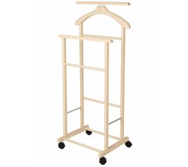 Вешалка костюмная на колесах В 22Н слоновая кость | Интернет магазин мебели и декора LifeDekor