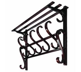 Вешалка настенная В 7Н махагон | Интернет магазин мебели и декора LifeDekor