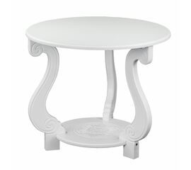 Стол журнальный Грация (М) ЛАЙТ белый | Интернет магазин мебели и декора LifeDekor