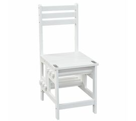 Стул-стремянка Массив снег | Интернет магазин мебели и декора LifeDekor