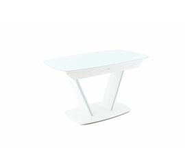 Стол Дрезден, OPTIWHITE Белый/Белый матовый шагрень | Интернет магазин мебели и декора LifeDekor