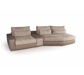 Aldo угловой модульный диван с терминальным углом и баром | Интернет магазин мебели и декора LifeDekor