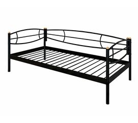 Кушетка Аура (90х200/металлическое основание) Черный | Интернет магазин мебели и декора LifeDekor