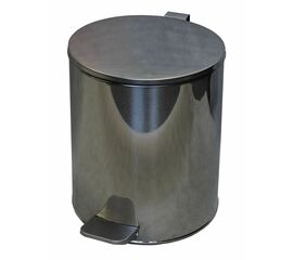 Ведро с педалью 15 литров (хром) | Интернет магазин мебели и декора LifeDekor