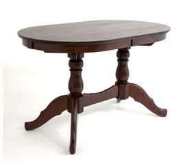 Стол обеденный Овальный-1300 (темный тон) | Интернет магазин мебели и декора LifeDekor