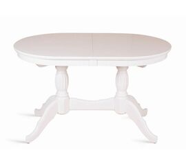 Стол обеденный овальный раздвижной Лилия-1300 (белая эмаль) | Интернет магазин мебели и декора LifeDekor