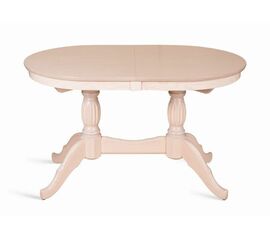 Стол обеденный овальный раздвижной Лилия-1300 (беленый дуб) | Интернет магазин мебели и декора LifeDekor